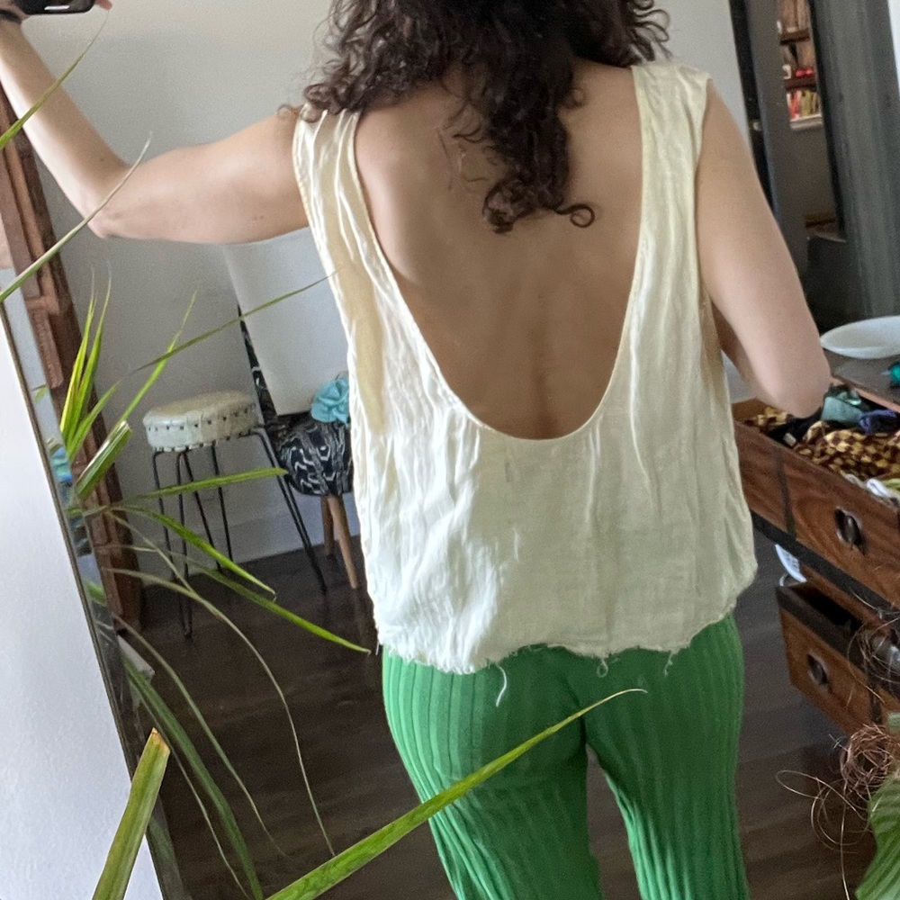 Reformation linen top